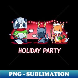 Holiday Party - Modern Sublimation PNG File - Boost Your Success with this Inspirational PNG Download