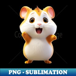 Cute Animal Characters Art 7 -hamster pup- - Premium Sublimation Digital Download - Unleash Your Creativity