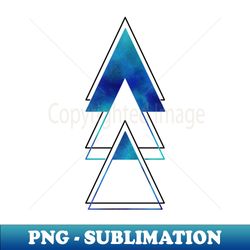 Space triangles - PNG Transparent Digital Download File for Sublimation - Revolutionize Your Designs