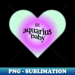 aquarius baby - premium sublimation digital download - unleash your creativity