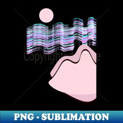 Northern Lights - Pink - Signature Sublimation PNG File - Perfect for Sublimation Art