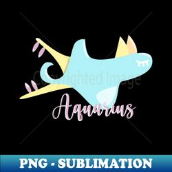 12 Zodiac Signs Astrology - Aquarius - Signature Sublimation PNG File - Add a Festive Touch to Every Day