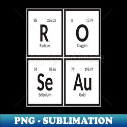 Roseau  Periodic Table - Premium PNG Sublimation File - Unlock Vibrant Sublimation Designs
