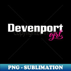 Devonport Girl - Instant PNG Sublimation Download - Bold & Eye-catching