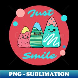 Just Smile Strawberries Sketch - Elegant Sublimation PNG Download - Perfect for Sublimation Art