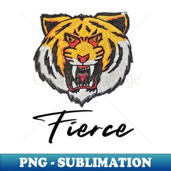 Fierce tiger - Aesthetic Sublimation Digital File - Capture Imagination with Every Detail