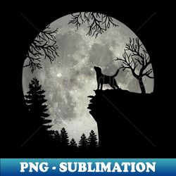 Labrador Retriever Dog And Moon Scary Halloween - Instant Sublimation Digital Download - Perfect for Sublimation Mastery