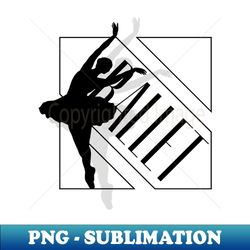 beautiful ballerina gift - instant png sublimation download - enhance your apparel with stunning detail