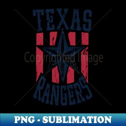 Texas Rangers - Stylish Sublimation Digital Download - Perfect for Sublimation Art
