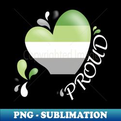 Proud to be Aromantic - Stylish Sublimation Digital Download - Boost Your Success with this Inspirational PNG Download