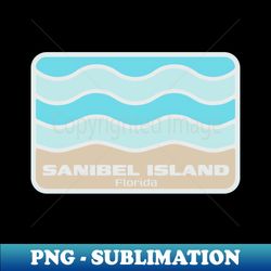 Sanibel Island Florida - Crashing Wave on an FL Sandy Beach - Stylish Sublimation Digital Download - Instantly Transform Your Sublimation Projects