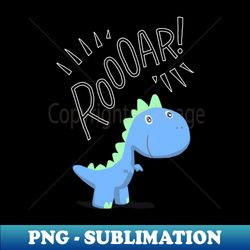 blue baby t-rex dino - professional sublimation digital download - spice up your sublimation projects