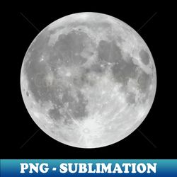 Moon - Vintage Sublimation PNG Download - Perfect for Creative Projects