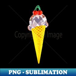 Sweet and Luxury Diamond ice cream - Digital Sublimation Download File - Perfect for Creative Projects