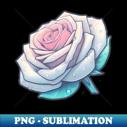 Pastel Colored Rose - Exclusive PNG Sublimation Download - Unlock Vibrant Sublimation Designs