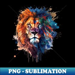 Beautiful Lion Design - Instant PNG Sublimation Download - Unlock Vibrant Sublimation Designs