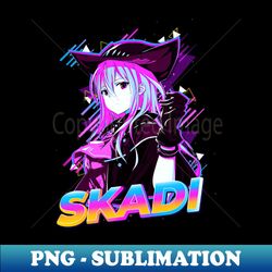 Skadi Arknights - Premium Sublimation Digital Download - Vibrant and Eye-Catching Typography