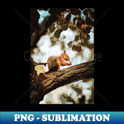 Squirrel cartoon - Signature Sublimation PNG File - Revolutionize Your Designs