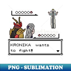 Kronika wants to fight - Retro PNG Sublimation Digital Download - Bring Your Designs to Life