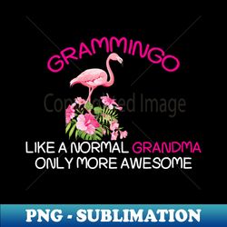 Cute gift for grandmother - Grammingo Flamingo theme - Premium PNG Sublimation File - Unlock Vibrant Sublimation Designs