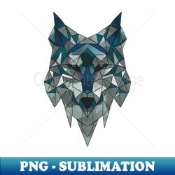 Polygonal Wolf - High-Quality PNG Sublimation Download - Bring Your Designs to Life