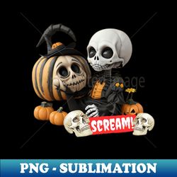 skeleton halloween baby gift - high-resolution png sublimation file - perfect for sublimation mastery