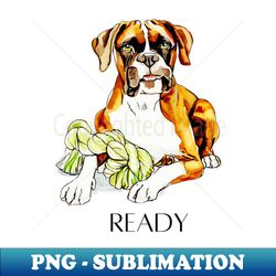 ready dog boxer - sublimation-ready png file - revolutionize your designs