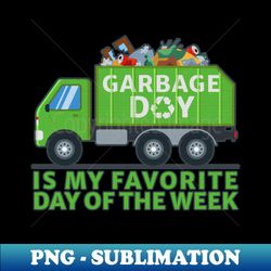 Garbage Day Cartoon - Premium PNG Sublimation File - Defying the Norms