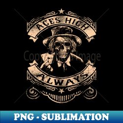 Aces High - Stylish Sublimation Digital Download - Spice Up Your Sublimation Projects