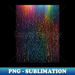 Multicolor binary code - High-Resolution PNG Sublimation File - Bold & Eye-catching