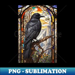 Celestial Crow Wings of Wisdom - Modern Sublimation PNG File - Fashionable and Fearless
