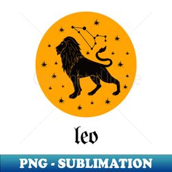LEO HOROSCOPE - Artistic Sublimation Digital File - Enhance Your Apparel with Stunning Detail