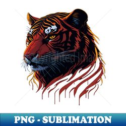Feline Fury The Life of a Tiger - Instant Sublimation Digital Download - Unleash Your Inner Rebellion