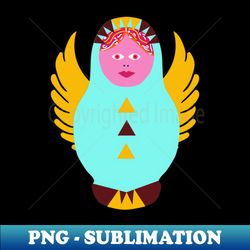 Angel Matrioska - Signature Sublimation PNG File - Perfect for Sublimation Mastery