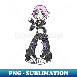 Anime cartoony girl y2k - PNG Sublimation Digital Download - Capture Imagination with Every Detail