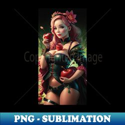 The beautiful apple the forbidden fruit to chew - PNG Sublimation Digital Download - Add a Festive Touch to Every Day