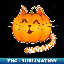 Pumpkin Kitty - Exclusive Sublimation Digital File - Instantly Transform Your Sublimation Projects