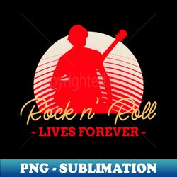 Rock n Roll - Instant Sublimation Digital Download - Unleash Your Inner Rebellion