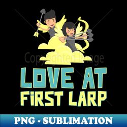 Love At First LARP Live Action Role Play Pen and Paper Tabletop RPG - Artistic Sublimation Digital File - Enhance Your Apparel with Stunning Detail