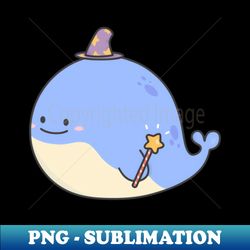 Happy Wizard Whale - Digital Sublimation Download File - Perfect for Creative Projects