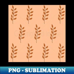 Leaf floral abstract graphic illustration design - PNG Transparent Sublimation Design - Perfect for Sublimation Art