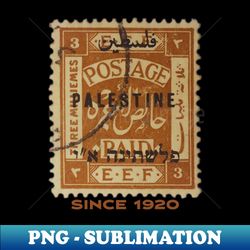 palestine rare stamp - Special Edition Sublimation PNG File - Enhance Your Apparel with Stunning Detail