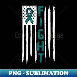 Cervical Cancer Awareness - Exclusive PNG Sublimation Download - Capture Imagination with Every Detail