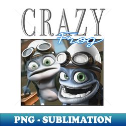 Crazy Frog Bootleg 90s T-shirt - PNG Transparent Sublimation File - Perfect for Creative Projects