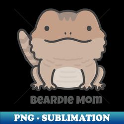 Brown Bearded Dragon Mom - Artistic Sublimation Digital File - Perfect for Creative Projects