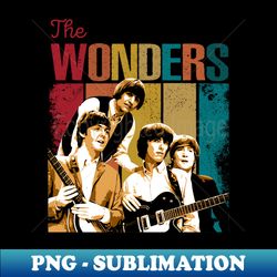 Wonders of Music Pay Tribute to the Bands Genre and Influence on Your Tee - Unique Sublimation PNG Download - Vibrant and Eye-Catching Typography