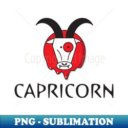 Capricorn HORRORscope - Digital Sublimation Download File - Enhance Your Apparel with Stunning Detail