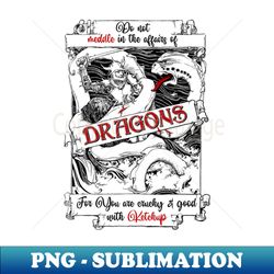 DragonMeddle01 - PNG Transparent Digital Download File for Sublimation - Instantly Transform Your Sublimation Projects