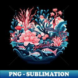 oceanic aquarium - instant sublimation digital download - spice up your sublimation projects