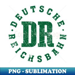 Distressed Deutsche Reichsbahn Logo - Professional Sublimation Digital Download - Instantly Transform Your Sublimation Projects
